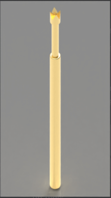 उच्च हिट सटीकता के लिए क्राउन टिप और बीक्यू प्लंगर के साथ 100 मिलीलीटर स्प्रिंग टेस्ट प्रोब