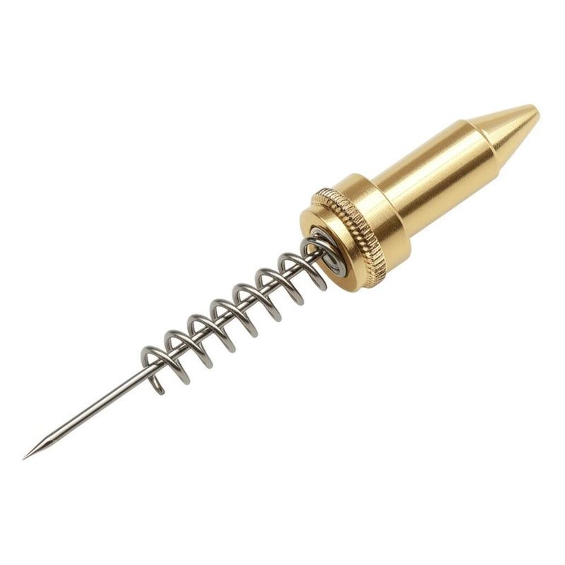 पी 75-ई 2 स्प्रिंग टेस्ट प्रोब 1.3 मिमी कॉनिकल हेड और 1.02 मिमी ट्यूब व्यास के साथ 3 ए पीसीबी परीक्षण के लिए