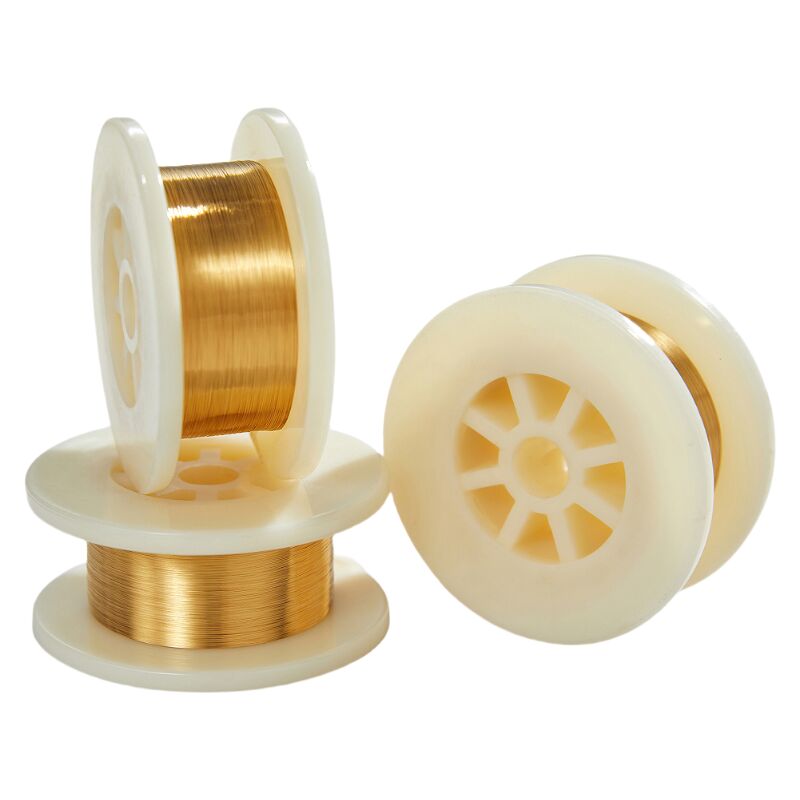 0.003 मिमी माइक्रो गोल्ड लेपित टंगस्टन वायर अर्धचालक बंधन के लिए विरोधी जंग